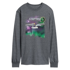 Men's - Star Trek - Enterprise Northern Lights Long Sleeve Graphic T-Shirt - 1 of 4