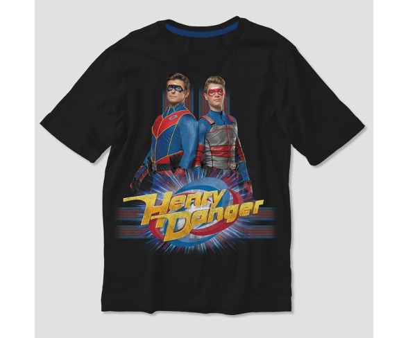 Boys' Henry Danger Short Sleeve Graphic T-Shirt - Black XS