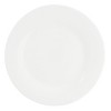 Gibson Ultra White Shadow 6 Piece 10 Inch Opal Glass Dinner Plate Set in White - 2 of 4