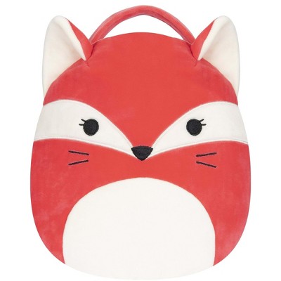 HalloweenCostumes.com One Size   Squishmallow Fifi the Fox Treat Bucket., Black/Brown/Red