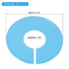 Unique Bargains Closet Clothing Rack Size Dividers Blank Labels Sorting Round Separator 12 Pcs - 2 of 3