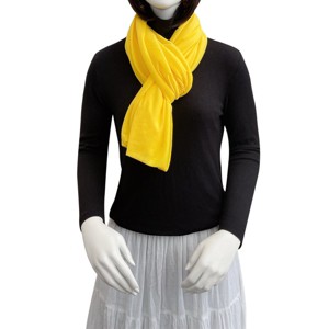 Wrapables Soft Jersey Knit Infinity Scarf, Halloween Costume Accessories, Yellow - 1 of 4