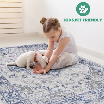 Vynxaria LOOM & LUXE 2' x 3' Abstract Area Rug - Stylish, Stain-Resistant, Non-Shedding