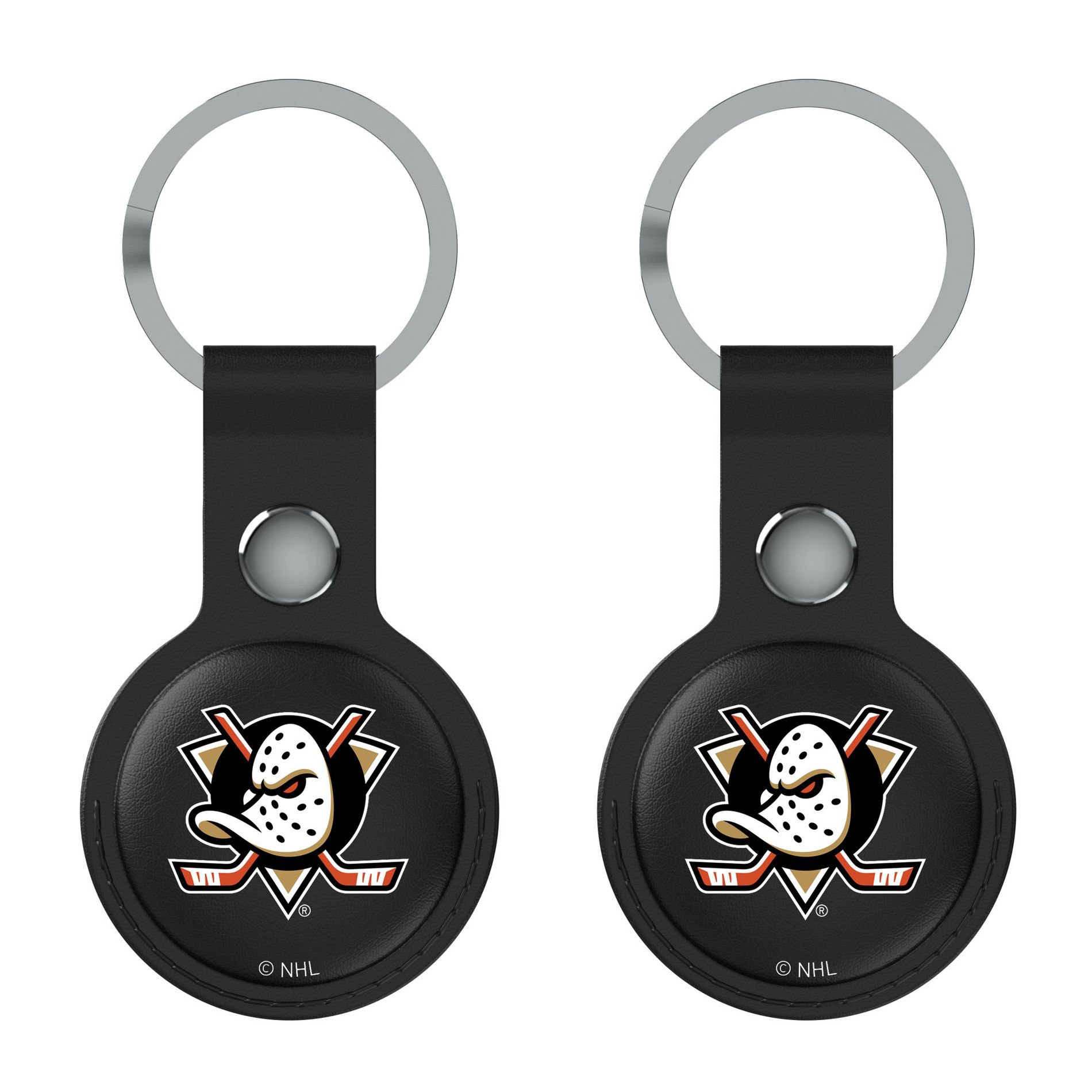 NHL Western Conference Teams Insignia Black Airtag Holder 2-Pack