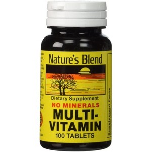 Nature's Blend 3824 Multivitamin No Minerals (Each) - 1 of 3