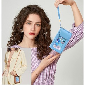 FATMOON Women's Touch Screen Crossbody Cell Phone Bag, Trendy Multifunctional Fashion Simple Single Shoulder Mini Bag - 1 of 4