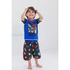 Marvel Avengers Spider-Man Captain America Hulk Iron Man Pullover Rash Guard & Swim Trunks Outfit Set Toddler to Big Kid - 2 of 4