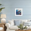Stupell Industries Rainbow Sea Turtle & Bubbles Framed Print Under Glass Art, White, 13" x 13" - 3 of 4
