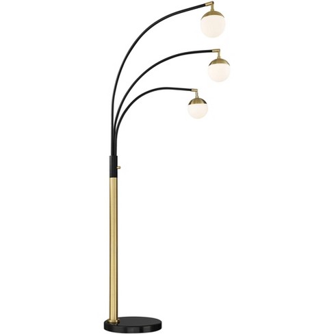 Possini Euro Design Rayne Modern Arc Floor Lamp 72