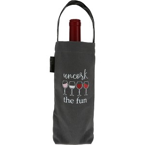 Pavilion Gift Company - Uncork - Wine Bottle Gift Bag - Gift Bags - 1 of 4