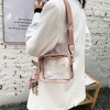 Anna-Kaci Women's Chic Transparent Crossbody & Messenger Bags with Decorative Scarf - 3 of 4
