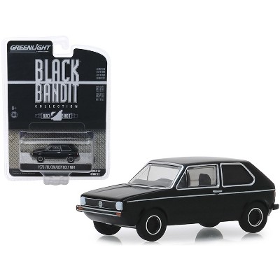 1976 Volkswagen Golf Mk1 "Black Bandit" Series 22 1/64 Diecast Model Car by Greenlight