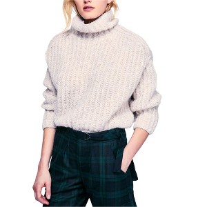 Free People Womens Fluffy Turtleneck Pullover Sweater - 1 of 1