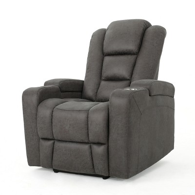 Recliner With Cupholder Target, Oversized Leather Recliner With Cup Holder