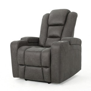 Emersyn Tufted Power Recliner Slate - Christopher Knight Home, Grey