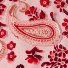 red paisley