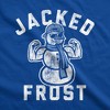 Jacked Frost Adult Hoodie Funny Sarcastic Christmas Snowman Graphic Hooded Sweatshirt - Crazy Dog Hoodie - 2 of 4