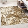 COZONY Washable Abstract Rug, Modern Marble Print Low Pile Carpet for Living Room and Office - 4 of 4