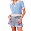 Women's Sweater Terry Polo Top - day + moon - 2 of 4