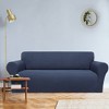 PiccoCasa 200GSM Microfiber Elastic Bottom Spandex Jacquard Fabric Stretch Sofa Slipcover - 2 of 4