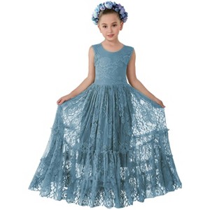 2Bunnies Rose All-Lace Zip Back Flower Girl Dress - 1 of 4
