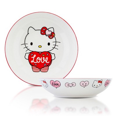 Hello sale Kitty Dinner Bowls Set Of 4