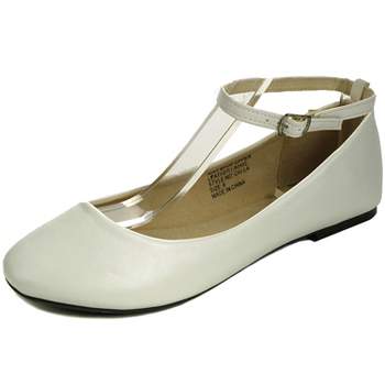 Alpine Swiss Womens Suede Lined Calla Ankle Strap Ballet Flats