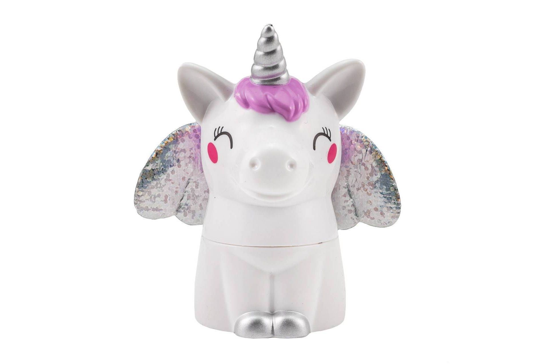 Toysmith Flying Unicorn Lip Balm - Purple Coconut