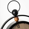 Sullivans 11.75" Modern Wood & Black Desk Clock - 2 of 4