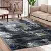 Vintage Area Rug 3x5 ¨C Non-Slip Low Pile Rug for Living Room & Bedroom, Easy Clean Polyester Carpet - 2 of 4
