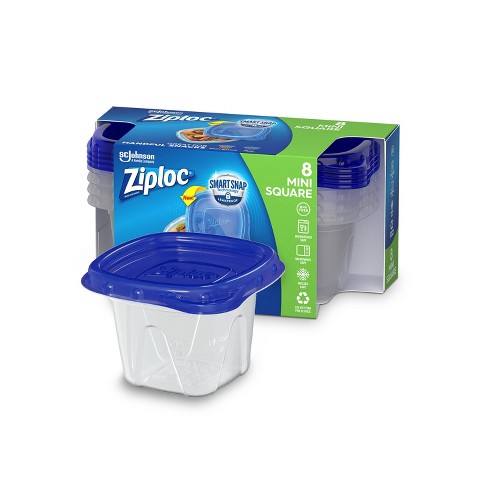 Ziploc Mini Square Containers With, Ziploc Small Round Containers