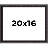 PosterPalooza | Antique Red Picture Frame - UV Acrylic, Backing Board, Hanging Hardware Included - 2 of 4