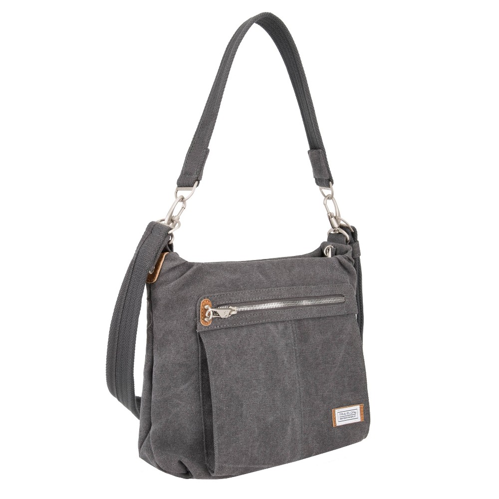 UPC 025732034260 product image for Travelon RFID Anti-Theft Heritage Hobo Bag - Gray | upcitemdb.com