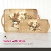 Pimpernel Sugar Magnolia Melamine Sandwich Tray - 15.25" x 6.5" - 4 of 4