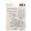 American Crafts Cedar House Metal Die Set-4/Pkg - 2 of 4