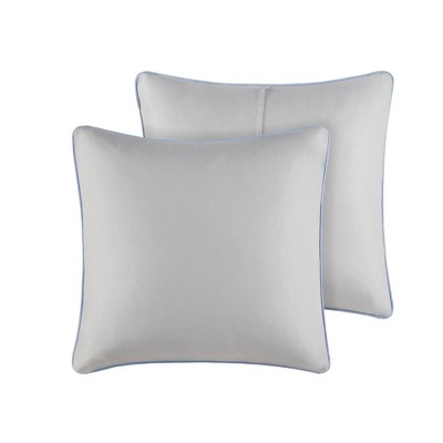 King Gray and Blue Reversible Microfiber Comforter Set