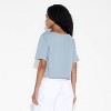Women's Short Sleeve Off the Shoulder Boxy T-Shirt - Wild Fable™ - 3 of 4