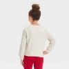 Girls' French Terry Pullover Sweater - Cat & Jack™ - image 3 of 4