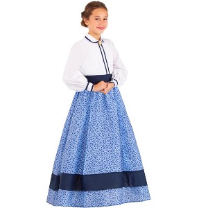 HalloweenCostumes.com Girl's Prairie Dress Costume - 1 of 2
