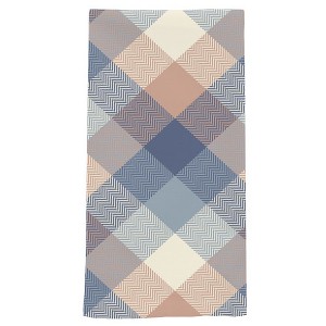 Briarwood Lane Everyday Hand Towel 26x18 Pink and Blue Check Hand Towel - 1 of 3