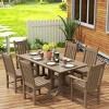 WestinTrends Malibu 7 Piece Outdoor Patio Dining Set Outdoor Dining Table with Dining Chair - 2 of 4