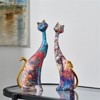 NotArt Abstract Female Resin Sculpture: Hand-Painted Decor for Home Living Room, Office & Yoga - 4 of 4