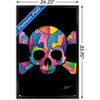 Trends International Jason Naylor - Color Skull Framed Wall Poster Prints - 3 of 4