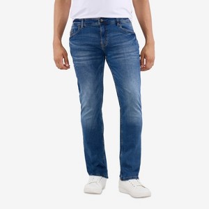 X RAY Men's Slim Fit Stretch Denim Jeans - 1 of 4