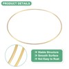 Unique Bargains Metal Electroplated Durable Multipurpose Craft Hoop 6 Pcs - 2 of 4