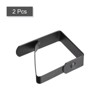Unique Bargains 420 Stainless Steel Outdoor Restaurant Picnic Tablecloth Clips 2 Pcs - 3 of 4