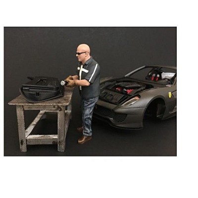 "Chop Shop" Mr. Fabricator Figurine for 1/24 Scale Models by American Diorama
