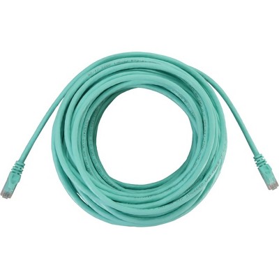 Tripp Lite Cat6a 10G Ethernet Cable, PoE, Aqua, 50 ft (N261050AQ)