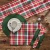 Split P Sleigh Bell Plaid Placemat Set of 4 - image 2 of 4