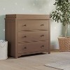 Child Craft Harmony 3 Drawer Dresser with Removable Changing Table Topper, Ample Storage, Anti-Tip Kit Included to Prevent Tipping, Baby Safe Finish - 2 of 4